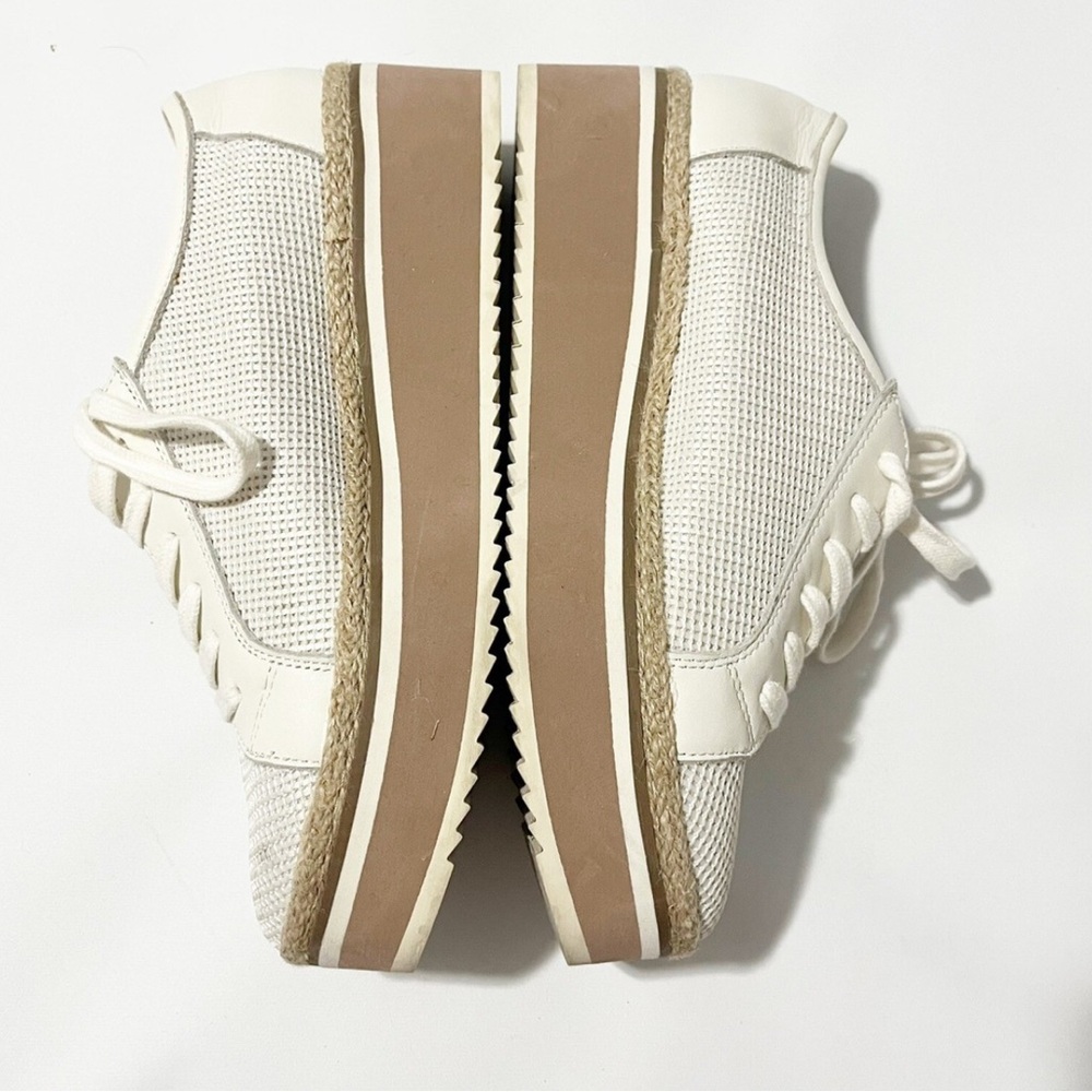 Dolce Vita Cream Textured Sneakers